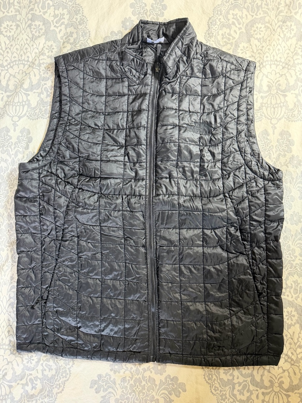 The North Face Men's Black Quilted Packable Vest
